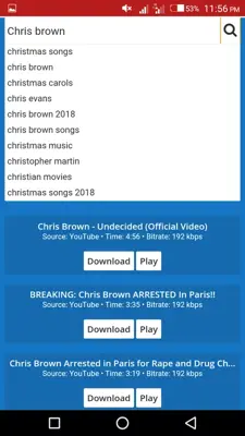 mp3 search android App screenshot 3